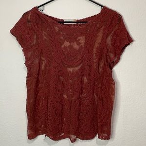 Embroidered style top